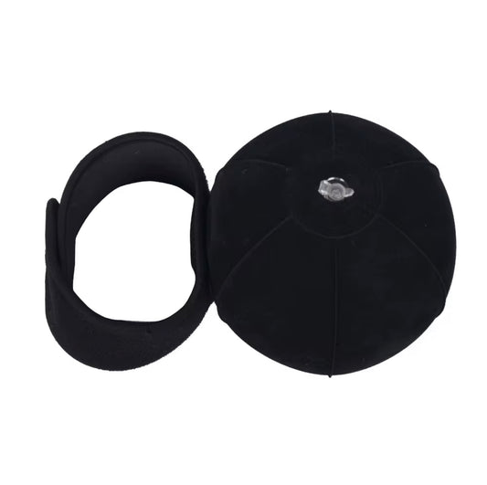 Inflatable ball training aid